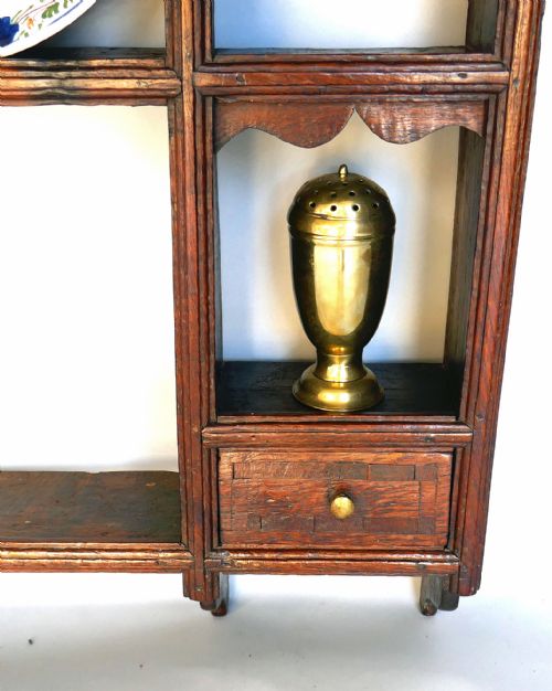 ANTIQUE EARLY OAK FURNITURE 18THC SINGLE SMALL DELFT RACK ENGLISH C177090 - ADDITIONAL PHOTO 4