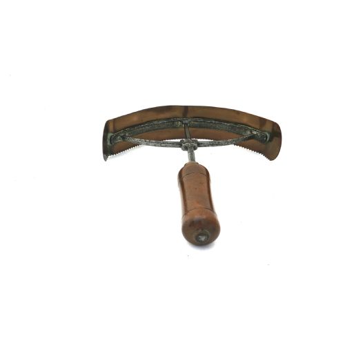 Antique 19thc Copper Horse Sweat Scraper Stamped G. Deakin-sheffield.  English C1840-50.