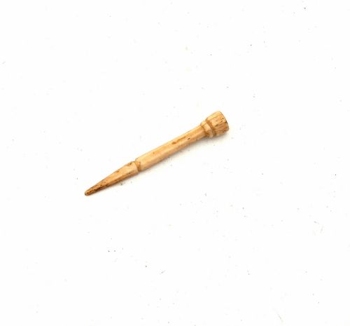 antique collectables 19thc single bone shaped sailors pipe tamper english c184060 - CATEGORY: ANTIQUE MISCELLANEOUS - DATED 19TH CENTURY