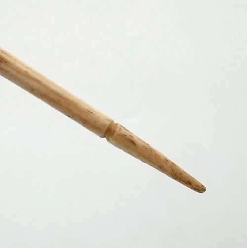 ANTIQUE COLLECTABLES 19THC SINGLE BONE SHAPED SAILORS PIPE TAMPER ENGLISH C184060 - ADDITIONAL PHOTO 3
