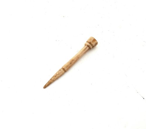 ANTIQUE COLLECTABLES 19THC SINGLE BONE SHAPED SAILORS PIPE TAMPER ENGLISH C184060 - ADDITIONAL PHOTO 4