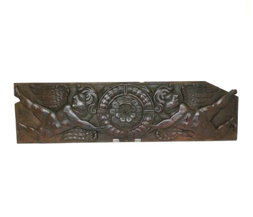 antique single 17thc oak carving from an overmantel in a country house english c162040 - CATEGORY: ANTIQUE MISCELLANEOUS - DATED 17TH CENTURY