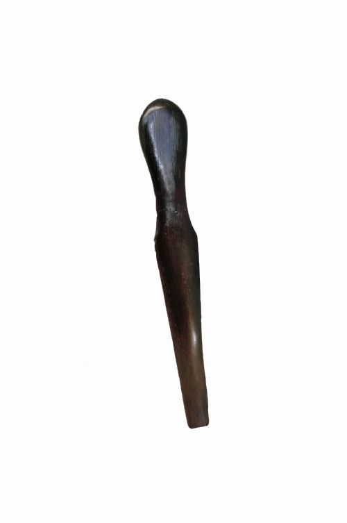 ANTIQUE TREEN 19THC ROSEWOOD PAGE TURNER WITH COAT OF ARMS ENGLISH C184060 - ADDITIONAL PHOTO 2