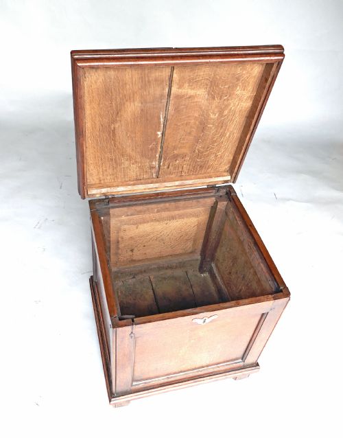 ANTIQUE OAK COUNTRY FURNITURE 18THC OAK CLOSE STOOL ENGLISH C176080 - ADDITIONAL PHOTO 2