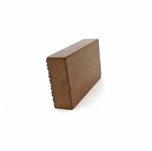 ANTIQUE TREEN KITCHENALIA SINGLE 19THC FRUITWOOD WHEATSHEAF BUTTER MOULD ENGLISH C184060 - ADDITIONAL PHOTO 2