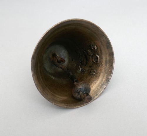 ANTIQUE METALWARE 17THC 18THC BRONZE SINGLE TABLE BELL BY WILLIAM COR ENGLISH ALDBOURNE C1696 C1722 - ADDITIONAL PHOTO 2