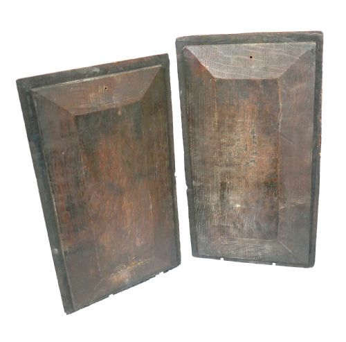 ANTIQUE CARVINGS PAIR OF 15THC OAK GOTHIC TRACERY PANELS FRENCH C146080 - ADDITIONAL PHOTO 3