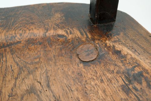 ANTIQUE PRIMITIVE FURNITURE 18THC ELM ASH FRUITWOOD ARMCHAIR ENGLISH C177090 - ADDITIONAL PHOTO 6