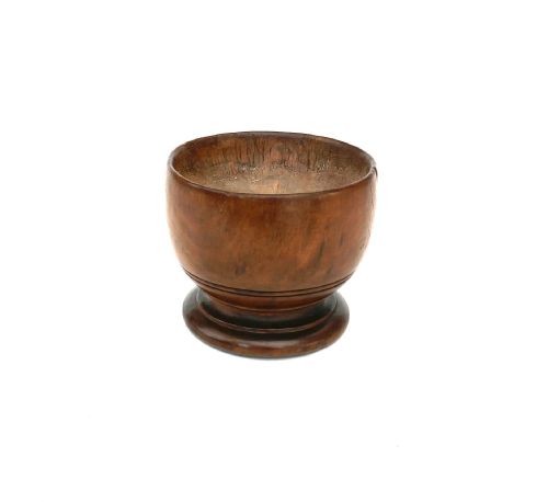 antique early treen 19thc sycamore turned master salt english c180020 - CATEGORY: ANTIQUE MISCELLANEOUS - DATED 19TH CENTURY