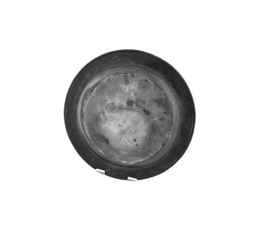 ANTIQUE EARLY METALWARE 17THC SINGLE PEWTER TRIPLE REEDED PLATE BY JOHN HULLS ENGLISH LONDON C1676 C1709 - ADDITIONAL PHOTO 1