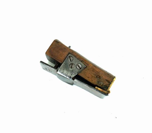 ANTIQUE TREEN SINGLE 18THC WOODWORKING PLANE BY JMOSS WARRINGTON ENGLISH C1780C1800 - ADDITIONAL PHOTO 3