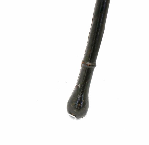 ANTIQUE COLLECTABLES 18THC LEATHER CLAD GENTLEMAN'S CUDGEL ENGLISH C177090 - ADDITIONAL PHOTO 1