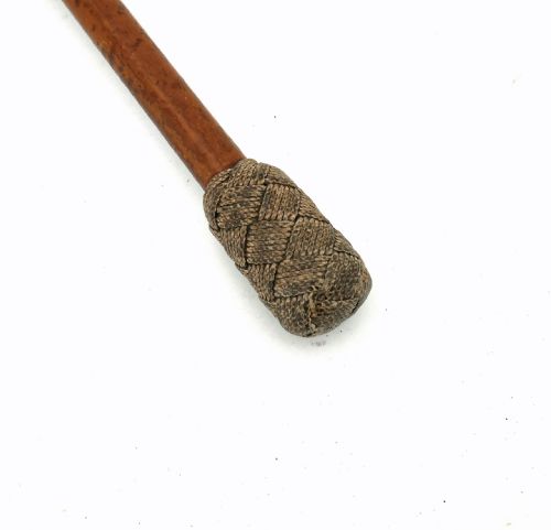 ANTIQUE COLLECTABLES 19THC MALACCA HANDLED HUNTING CROP PRIEST ENGLISH C186080 - ADDITIONAL PHOTO 2