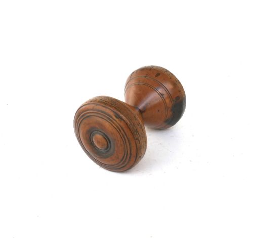 ANTIQUE TREEN 19THC BOXWOOD CHILDS TURNED DIABOLO ENGLISH C182040 - ADDITIONAL PHOTO 2