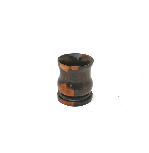 antique early treen 19thc lignum spill holder with attractive figuring english c184060 - CATEGORY: ANTIQUE MISCELLANEOUS - DATED 19TH CENTURY