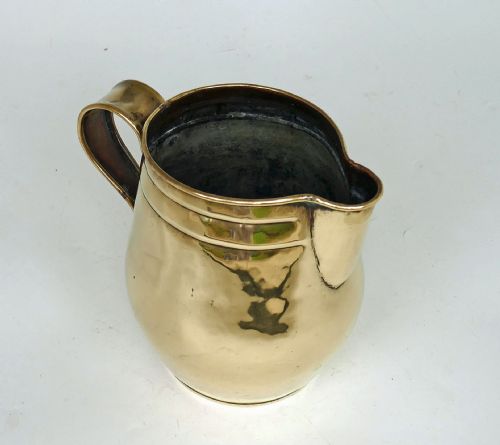 EARLY ANTIQUE METALWARE 19THC GEORGIAN BRASS ALE CIDER JUG ENGLISH C180020 - ADDITIONAL PHOTO 5
