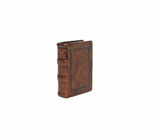 antique treen 19thc fruitwood book snuff box english c184060 - CATEGORY: ANTIQUE BOXES - DATED 19TH CENTURY