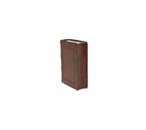 ANTIQUE TREEN 19THC FRUITWOOD BOOK SNUFF BOX ENGLISH C184060 - ADDITIONAL PHOTO 1