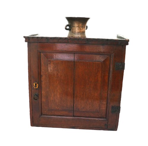 antique early oak furniture 18thc joyned deeds cupboard english c174060 - CATEGORY: ANTIQUE CUPBOARDS - DATED 18TH CENTURY