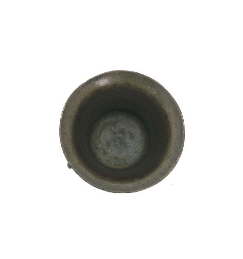 ANTIQUE EARLY METALWARE 17THC SINGLE BRONZE TWO HANDLED MORTAR ENGLISH C164060 - ADDITIONAL PHOTO 3