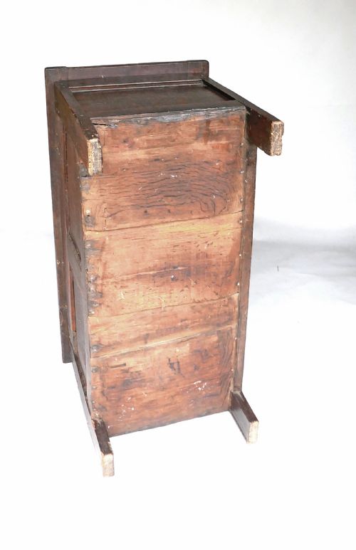ANTIQUE EARLY FURNITURE 17THC OAK JOYNED PANELLED COFFER ENGLISH C164060 - ADDITIONAL PHOTO 3