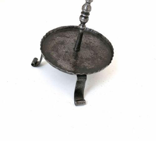 ANTIQUE EARLY LIGHTING 18THC WHALE OIL LAMP OF RARE FORM GERMAN FRENCH C174060 - ADDITIONAL PHOTO 1
