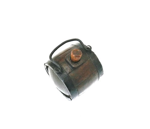 ANTIQUE TREEN COLLECTABLES 19THC SMALL ASH COOPERED COSTRAL FIRKIN ENGLISH C186080 - ADDITIONAL PHOTO 5