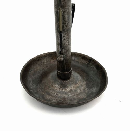 ANTIQUE EARLY LIGHTING 18THC TOLEWARE CHAMBERSTICK ENGLISH C17801800 - ADDITIONAL PHOTO 4