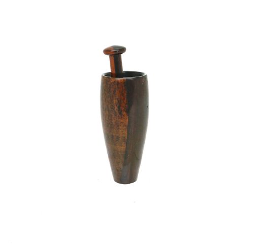 antique early treen 19thc lignum snuff pestle mortar english c184060 - CATEGORY: ANTIQUE MISCELLANEOUS - DATED 19TH CENTURY