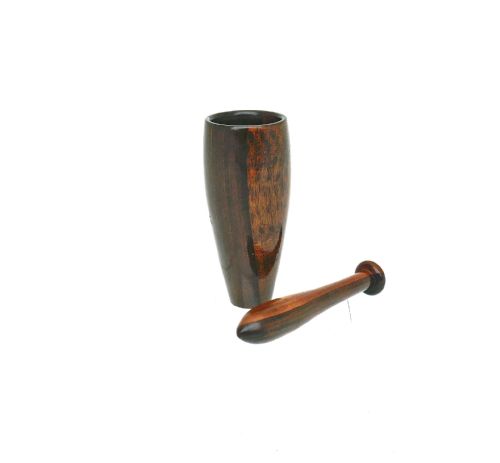 ANTIQUE EARLY TREEN 19THC LIGNUM SNUFF PESTLE MORTAR ENGLISH C184060 - ADDITIONAL PHOTO 1