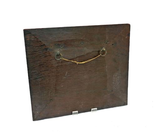 ANTIQUE CARVING 17THC OAK CARVED SINGLE PANEL OF LADY JUSTICE HOLDING SCALES AND A SWORD FRENCH C162040 - ADDITIONAL PHOTO 2