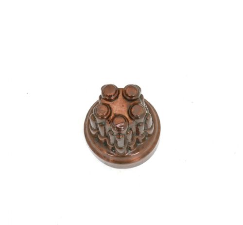 ANTIQUE METALWARE 19THC COPPER BENHAM'S JELLY MOULD PATTERN 495 ENGLISH C186095 - ADDITIONAL PHOTO 1