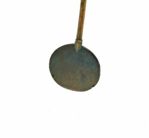 ANTIQUE EARLY METALWARE 17THC 18THC BRASS COOKING SALAMANDER ENGLISH C1680C1710 - ADDITIONAL PHOTO 2