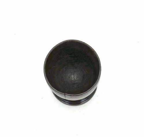 ANTIQUE EARLY TREEN 18THC 19THC TURNED FRUITWOOD GOBLET ENGLISH C1780C1820 - ADDITIONAL PHOTO 1