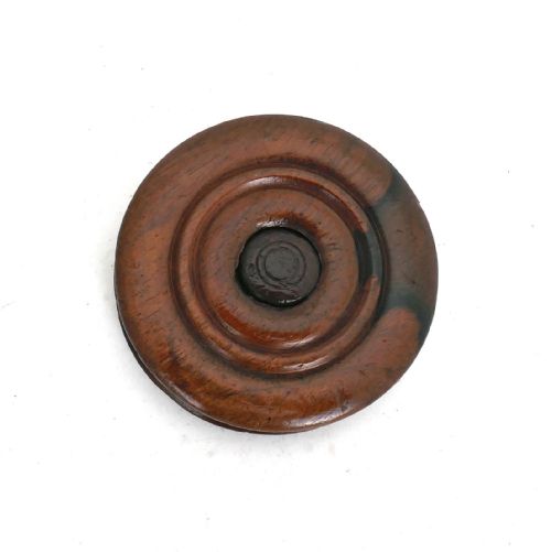 ANTIQUE EARLY TREEN 18THC FRUITWOOD TRICK OPENING SNUFF BOX ENGLISH C177090 - ADDITIONAL PHOTO 1