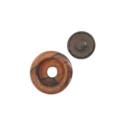 ANTIQUE EARLY TREEN 18THC FRUITWOOD TRICK OPENING SNUFF BOX ENGLISH C177090 - ADDITIONAL PHOTO 2