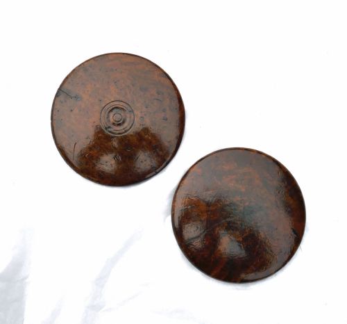 ANTIQUE TREEN 19THC BURR ELM GENTLEMAN'S LIDDED SNUFF BOX ENGLISH C180020 - ADDITIONAL PHOTO 2