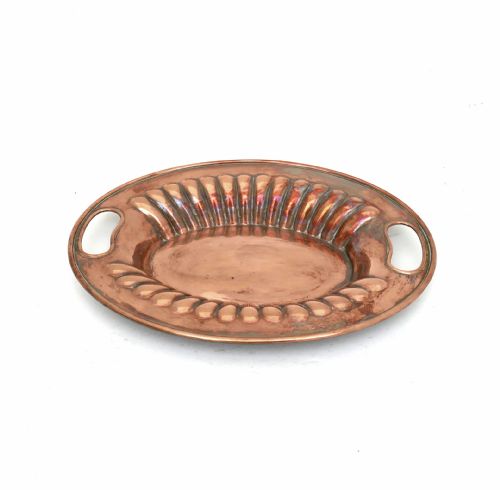 ANTIQUE EARLY METALWARE 19THC COPPER BAGUETTE BREAD TRAY ENGLISH C186080 - ADDITIONAL PHOTO 2