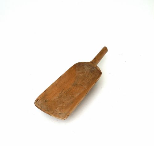 ANTIQUE TREEN KITCHENALIA 19THC SYCAMORE GRAIN FLOUR SHOVEL ENGLISH C184060 - ADDITIONAL PHOTO 2