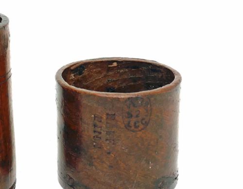 ANTIQUE TREEN 19TH ASH HALF PINT MEASURE 19TH ELM HALF PINT MEASURE ENGLISH C188090 - ADDITIONAL PHOTO 3