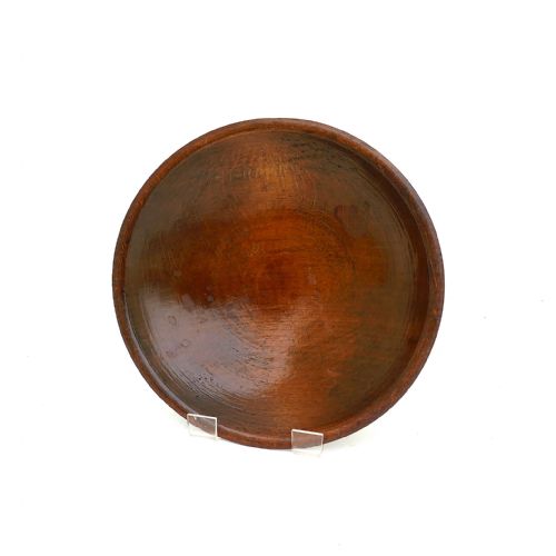 antique treen kitchenalia 19thc fruitwood shallow bowl english c1840 60 - CATEGORY: ANTIQUE MISCELLANEOUS - DATED 19TH CENTURY