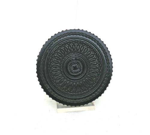 ANTIQUE TREEN 19THC EBONY ENGINE TURNED GENTLEMAN'S SNUFF BOX ENGLISH C186080 - ADDITIONAL PHOTO 1