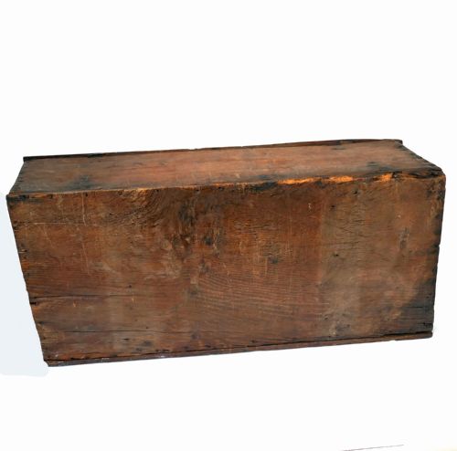 ANTIQUE OAK FURNITURE 17THC CARVED BOARDED BOX ENGLISH C167080 - ADDITIONAL PHOTO 4