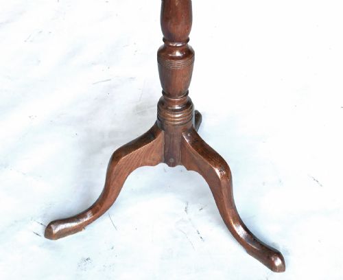 ANTIQUE EARLY OAK FURNITURE 18THC TRIPOD TABLE ENGLISH C177080 - ADDITIONAL PHOTO 2