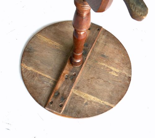 ANTIQUE EARLY OAK FURNITURE 18THC TRIPOD TABLE ENGLISH C177080 - ADDITIONAL PHOTO 3