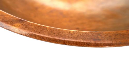 ANTIQUE TREEN COLLECTABLES 19THC TURNED FRUITWOOD DAIRY BOWL FRENCH C184060 - ADDITIONAL PHOTO 3