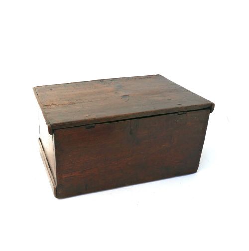 ANTIQUE EARLY FURNITURE COLLECTABLES 18THC ELM WRITING BOX ENGLISH C170020 - ADDITIONAL PHOTO 4