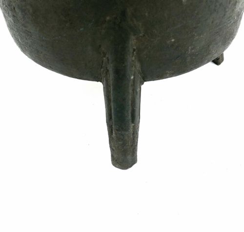 ANTIQUE EARLY METALWARE 17THC BRONZE SKILLET NAMED ON THE HANDLE CLEMENT TOSEAR ENGLAND WILTSHIRE - ADDITIONAL PHOTO 3