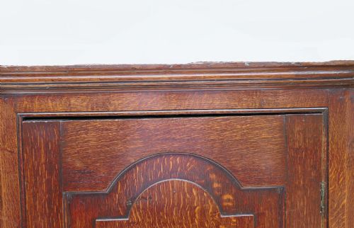 ANTIQUE COUNTRY FURNITURE 18THC OAK CORNER CUPBOARD WITH FIELDED PANEL ENGLISH C177080 - ADDITIONAL PHOTO 5
