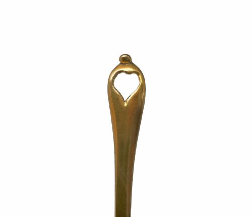 ANTIQUE METALWARE 17THC BRASS FISH SLICE FROM THE MANOR HOUSE KITCHEN ENGLISH C167090 - ADDITIONAL PHOTO 3